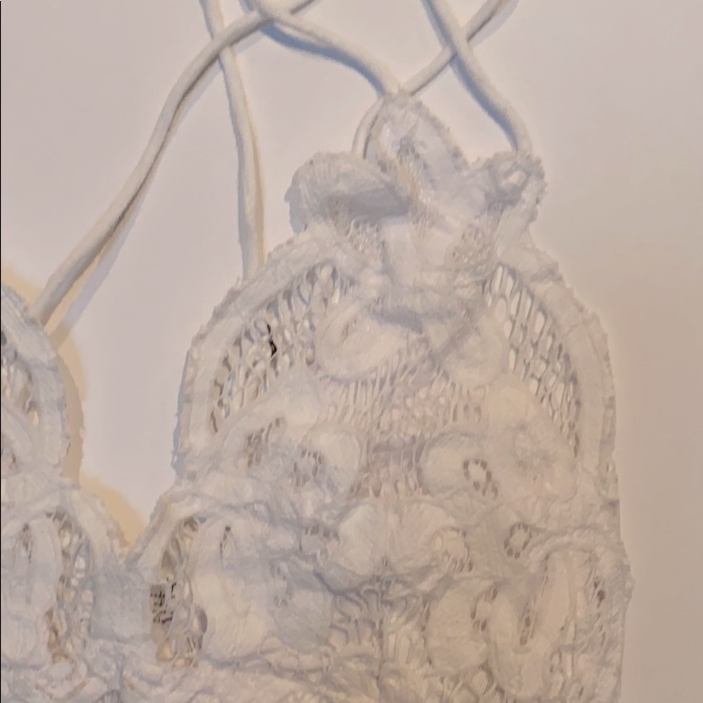 Free People Adella Bralette in White - Picture 7 of 9